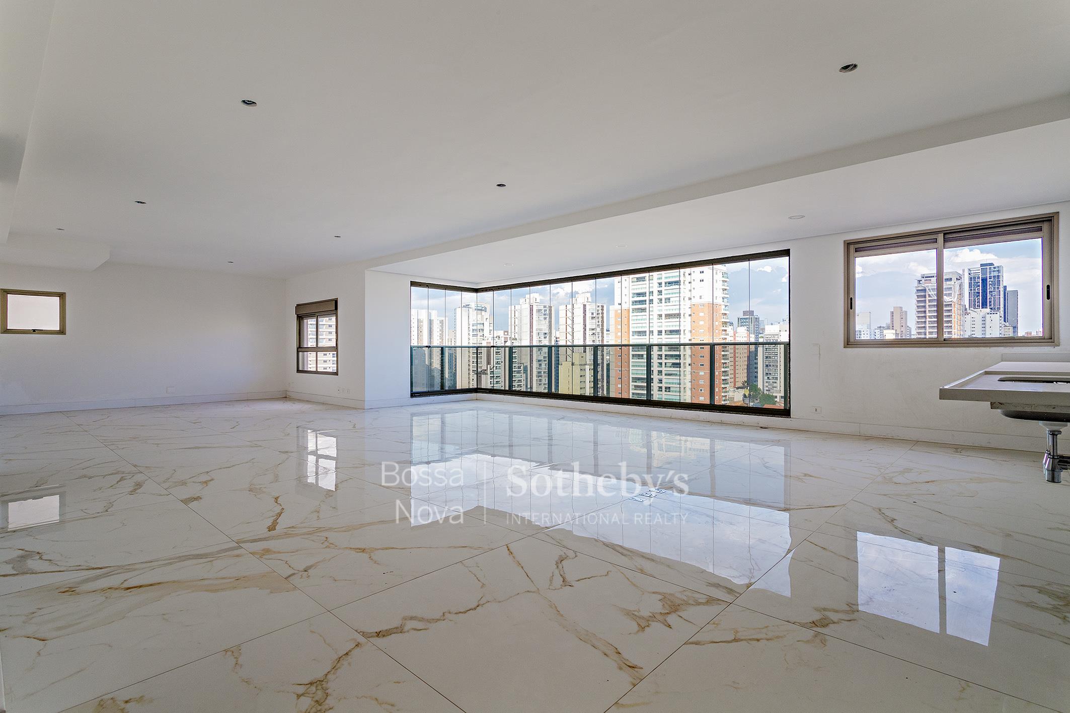 Apartamento com vista aberta e acabamentos de alto padrão em condomínio com lazer completo