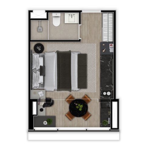 Planta do empreendimento Sky Pinheiros