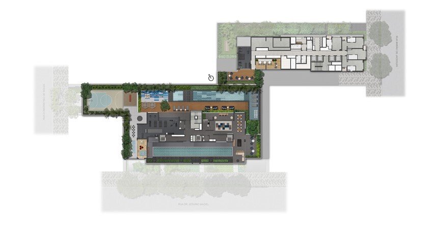 Planta do empreendimento Balkon Campo Belo