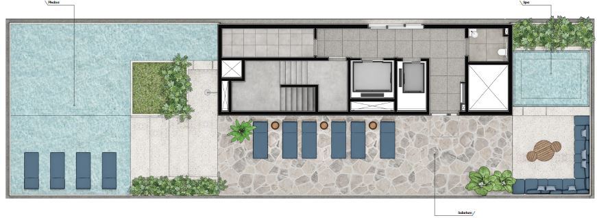 Planta do empreendimento Melo Alves 645