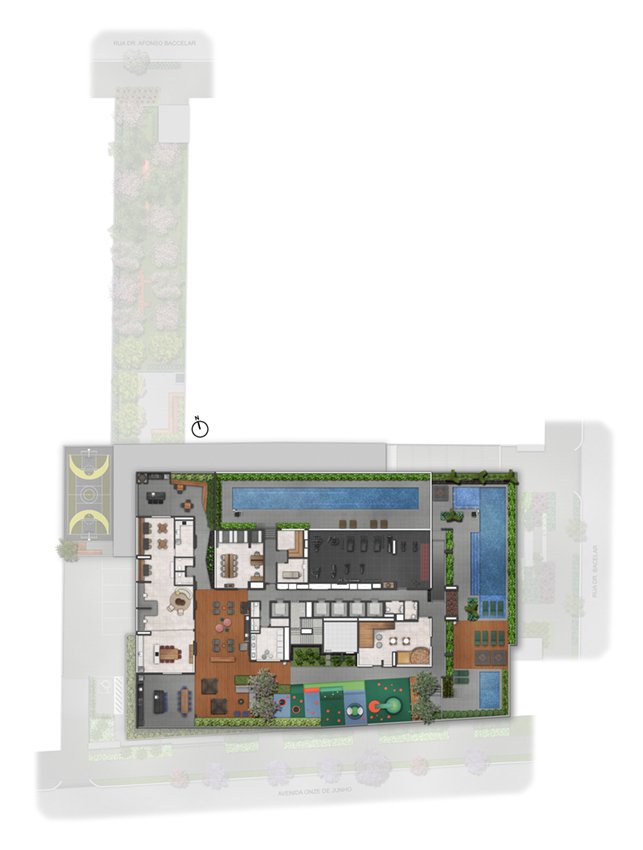 Planta do empreendimento YBY Ibirapuera Urban Home