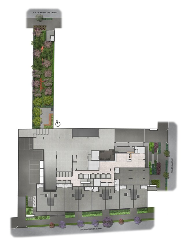 Planta do empreendimento YBY Ibirapuera Urban Home