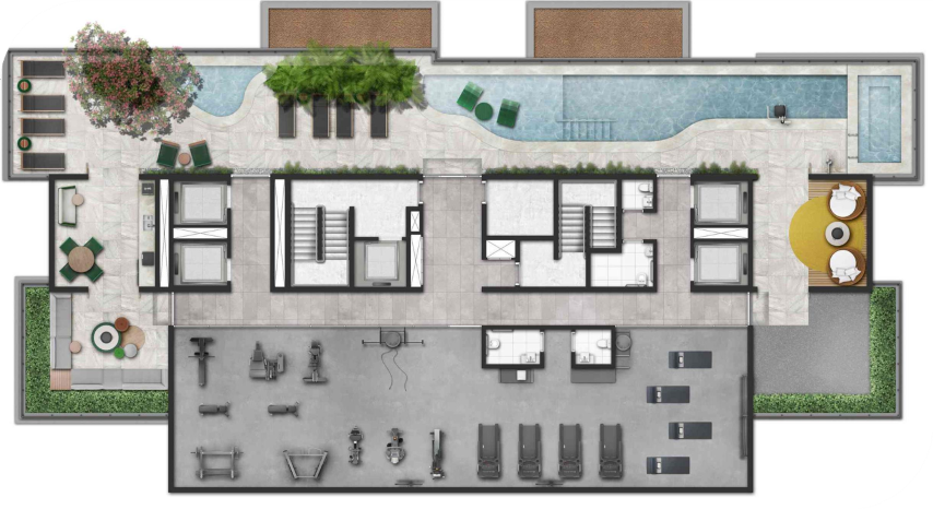 Planta do empreendimento Valen Capote Valente - Residencial