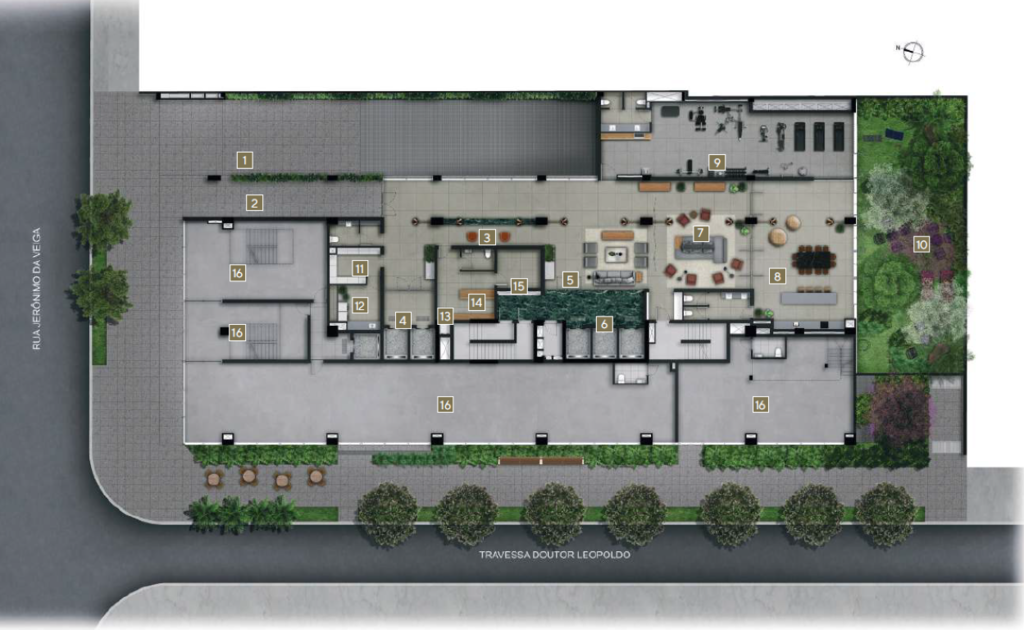 Planta do empreendimento 155 Jerônimo - Residencial