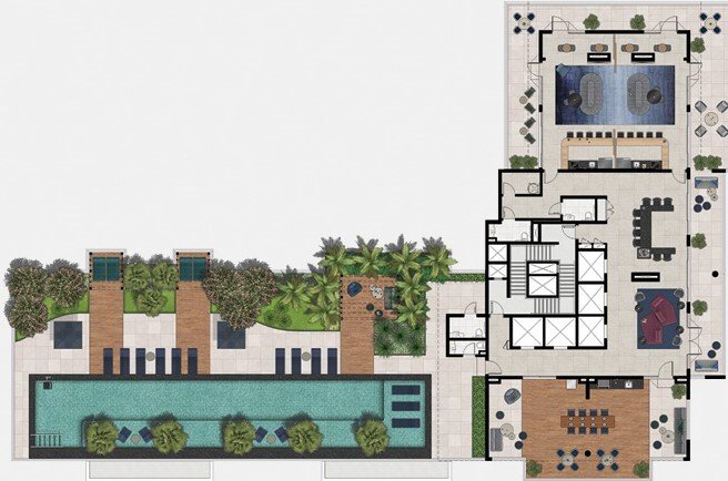 Planta do empreendimento Exalt Ibirapuera by EZ - Residencial