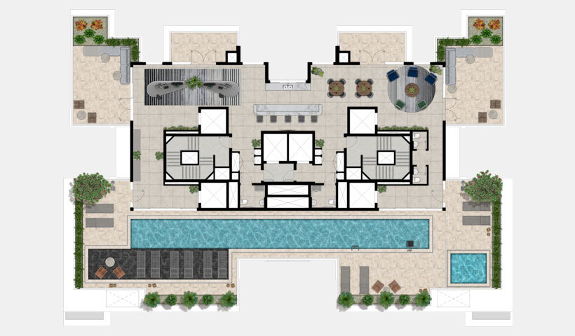 Planta do empreendimento Haute Brooklin by EZ