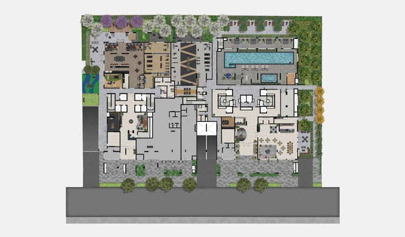 Planta do empreendimento Haute Brooklin by EZ