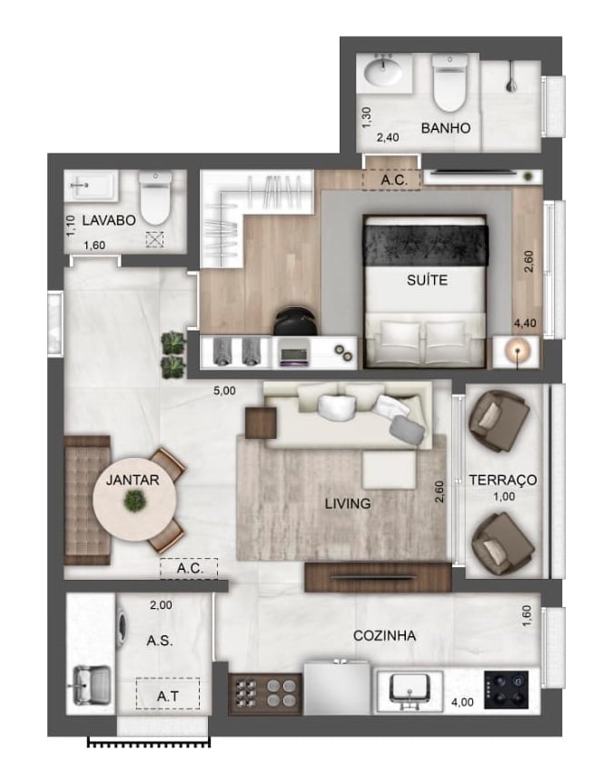 Planta do empreendimento Lamp Perdizes - Residencial