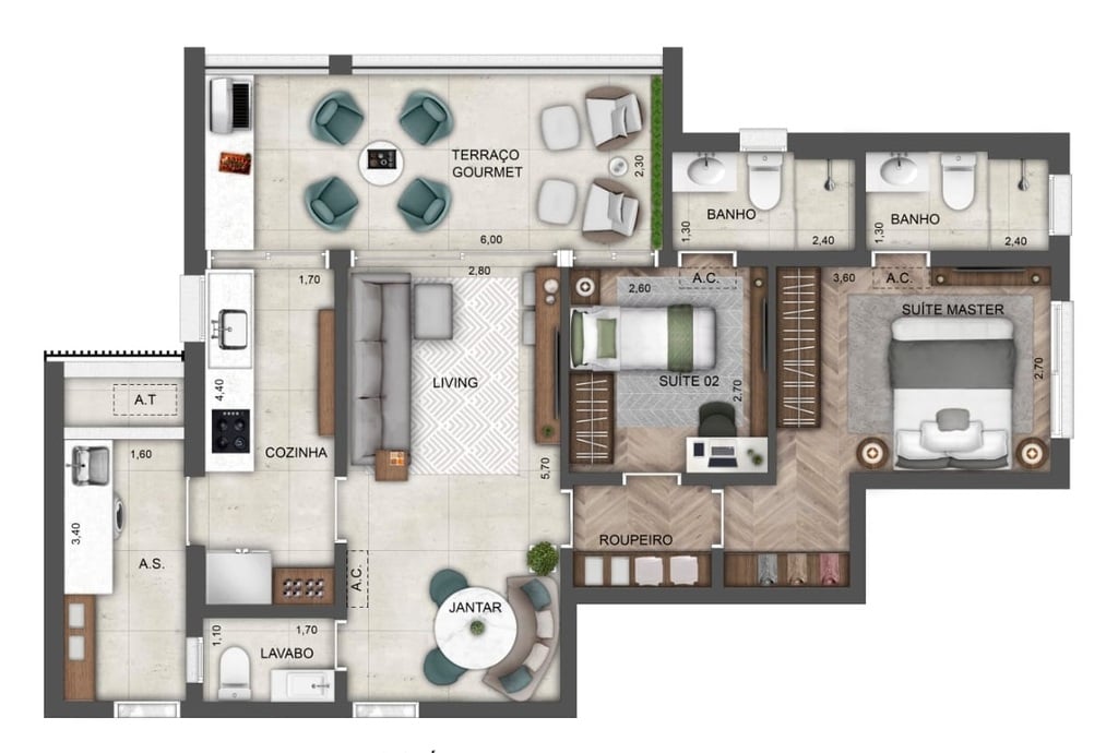 Planta do empreendimento Lamp Perdizes - Residencial