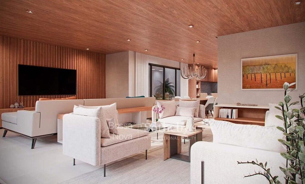Casa de condomínio com projeto contemporâneo e rooftop com piscina