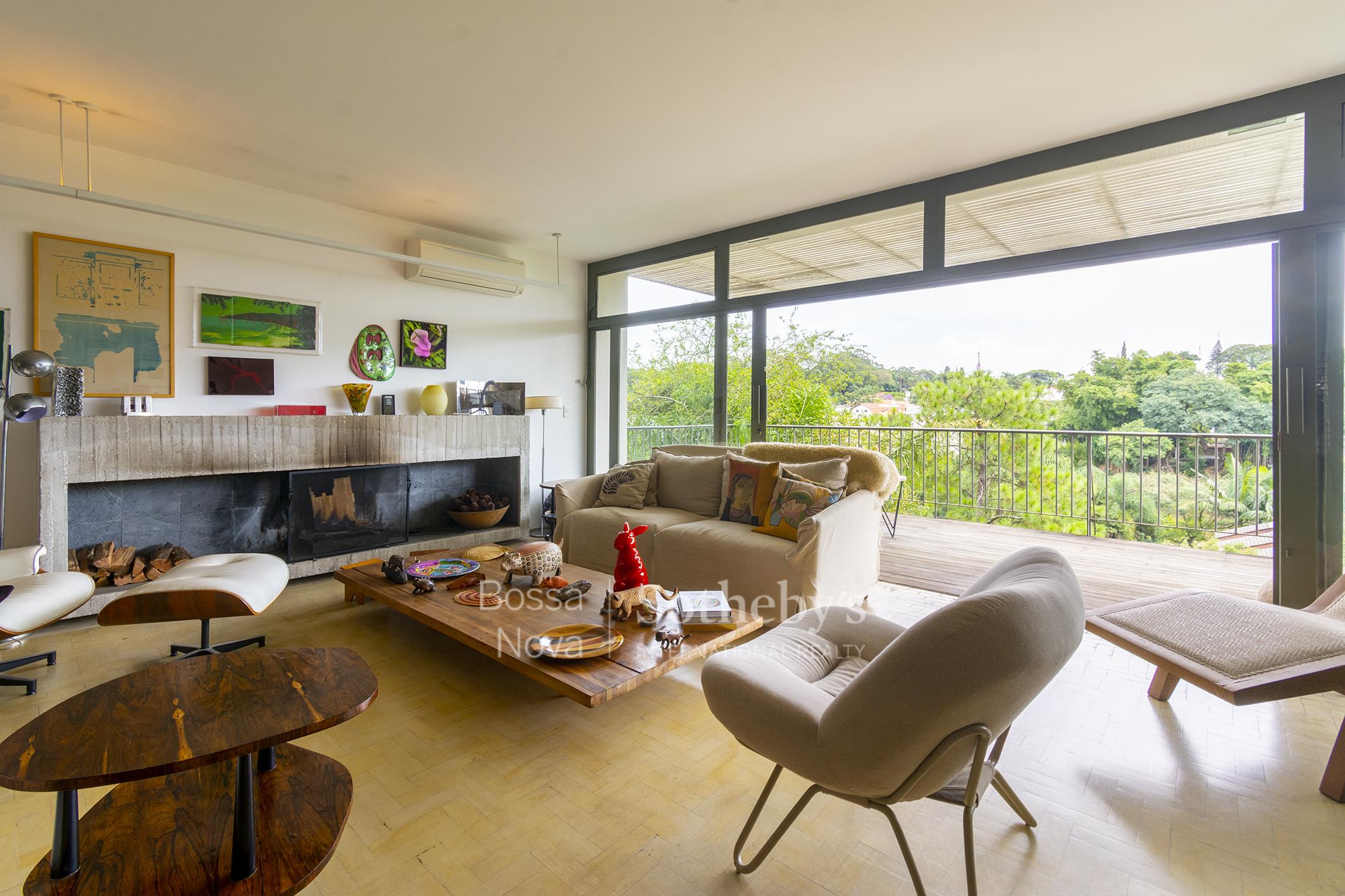Casa com vista para a copa das árvores