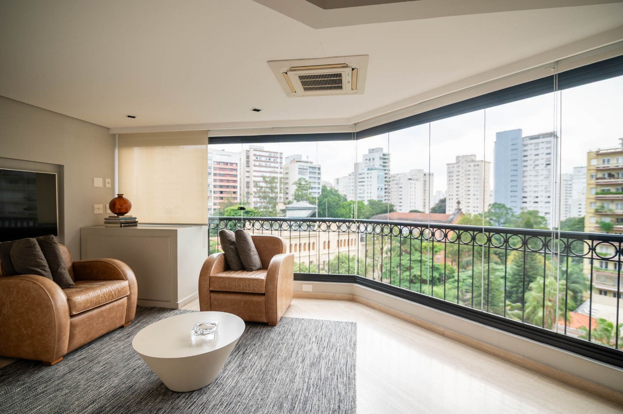 Apartamento elegante com vista livre no coração de Higienópolis