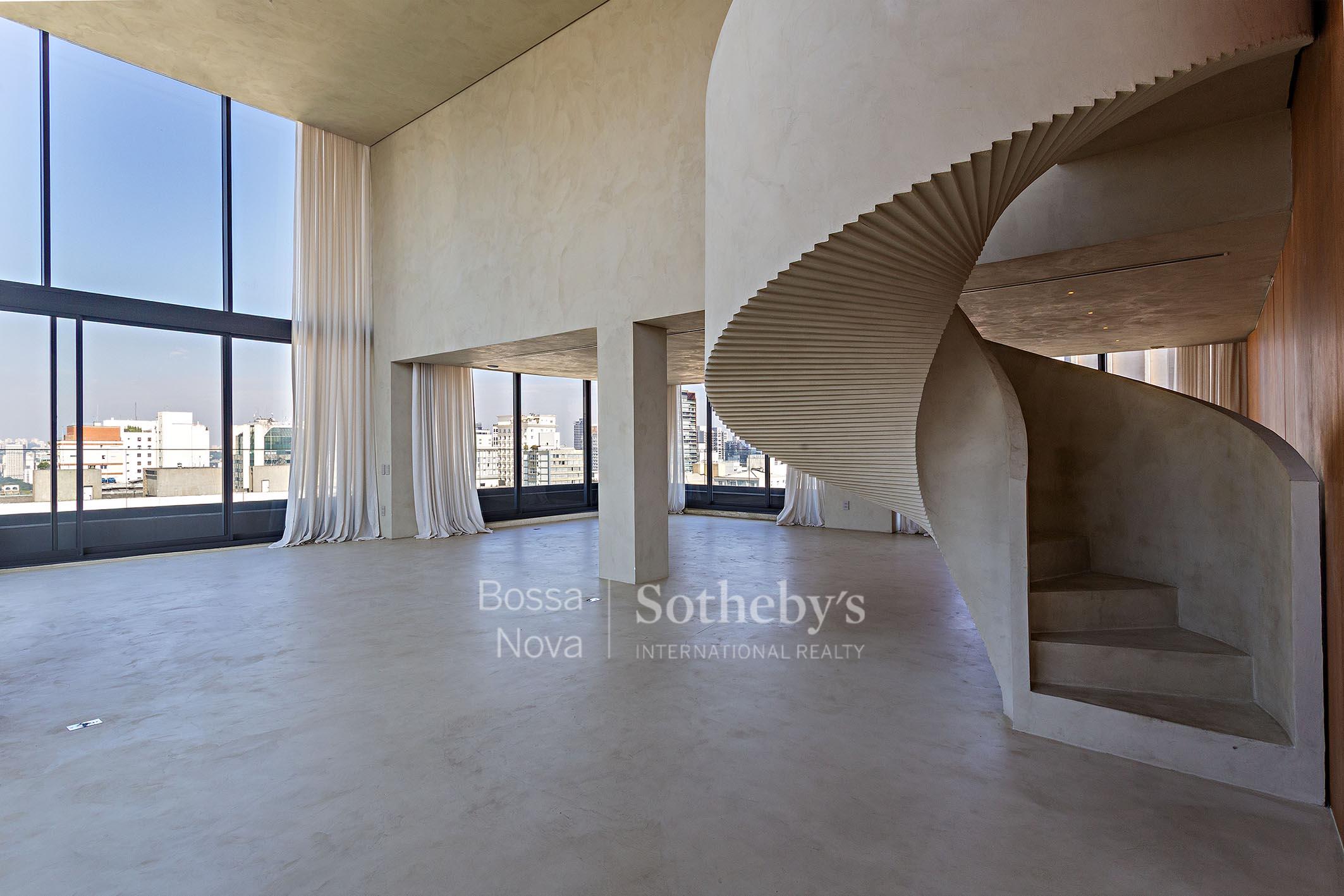Assinatura de Nildo José com vista panorâmica e arquitetura escultural no Jardins
